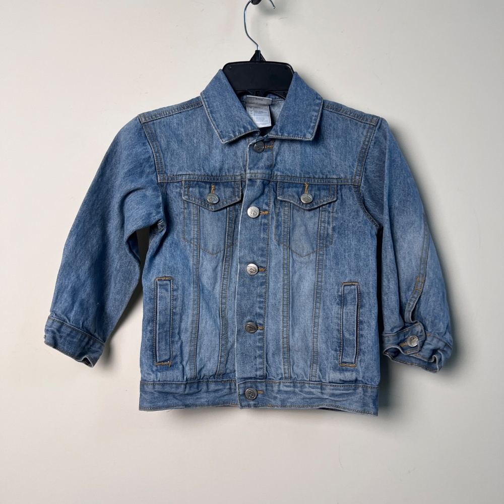 Disney Store Studio Collection Kids XS 4 Buzz Lightyear Toy Story Jean Jacket - Picture 4 of 8